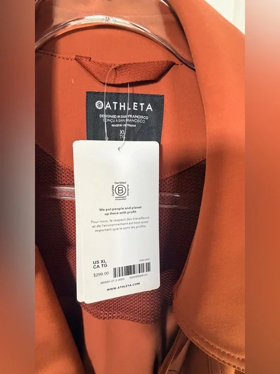 Athleta NWT Stellar Trench - Picture 5 of 7